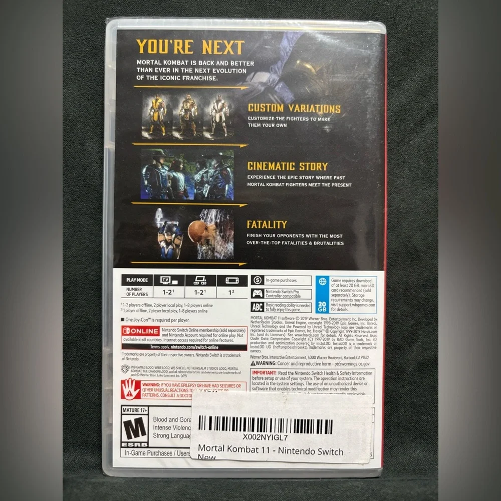 Mortal Kombat 11 - Nintendo Switch Game BRAND NEW - Picture 5 of 8